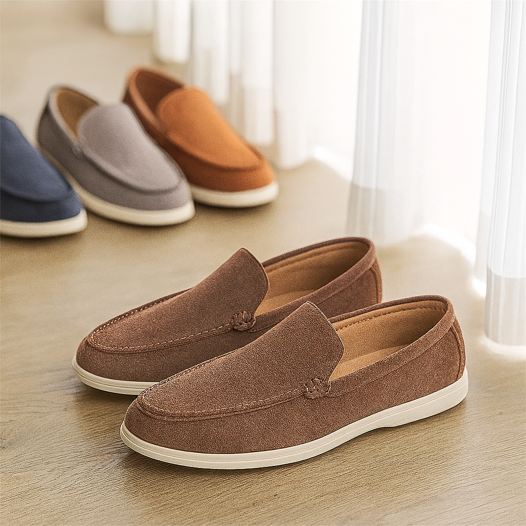 Bruno klassiske semskede loafers – Håndlagde herretøfler