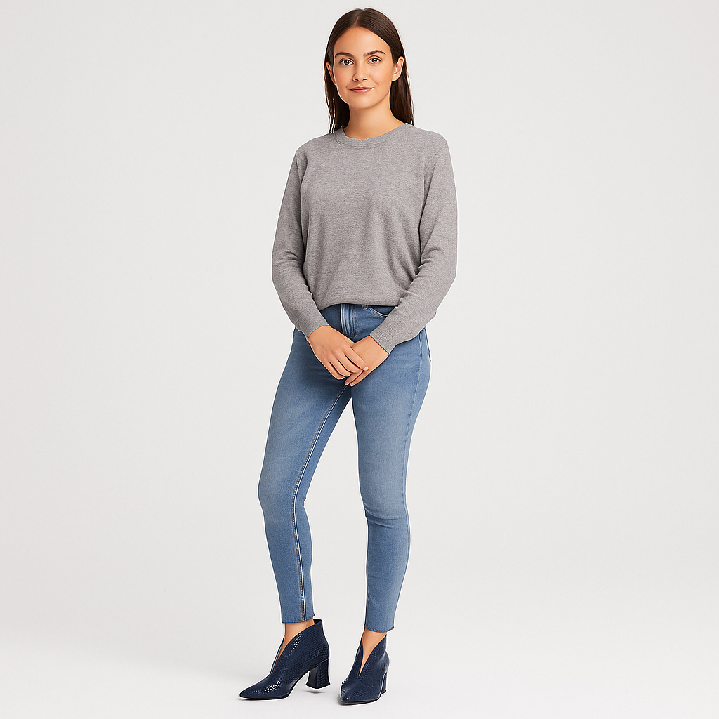 CityBelle dames slip-on ankelstøvletter – elegante ankelstøvletter for hverdagsbruk