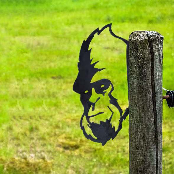 WildPost - Gjerdetoppere med dyresilhuett i metall