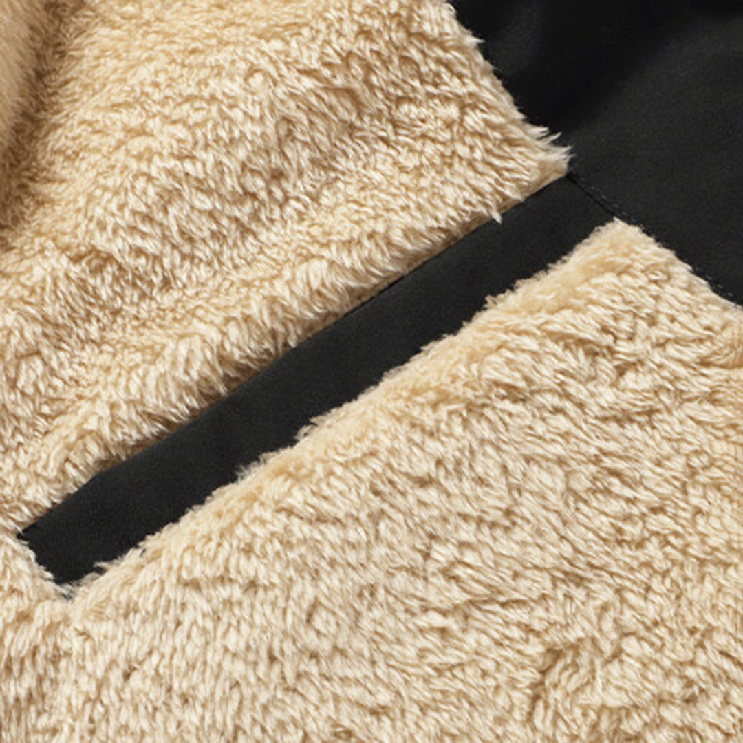 Kristoffer - Ermeløs, fleecefôret jakke med glidelås