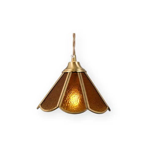 LumiGlas pendellampe – elegant belysning med teksturert glassskjerm