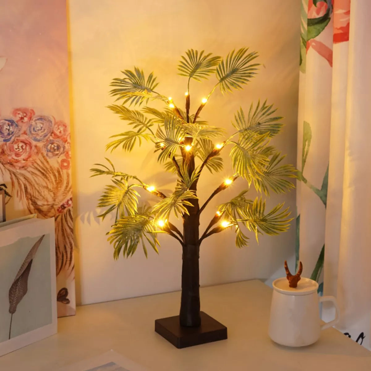 PalmGlow Elegant LED-julepalmelys til juledekorasjon