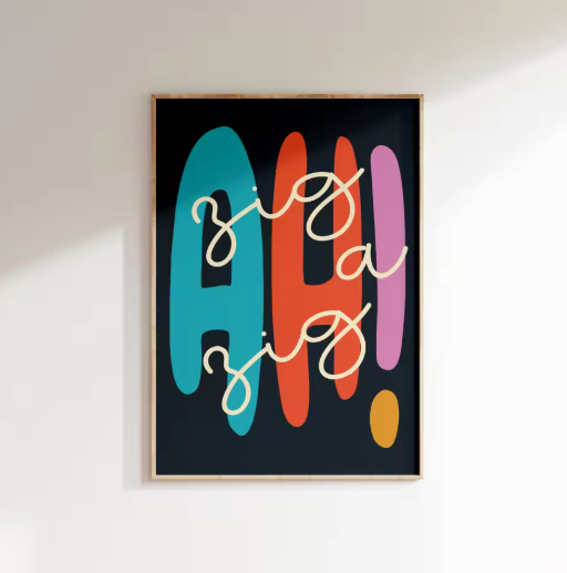 RetroPop - Livlige typografiske plakater