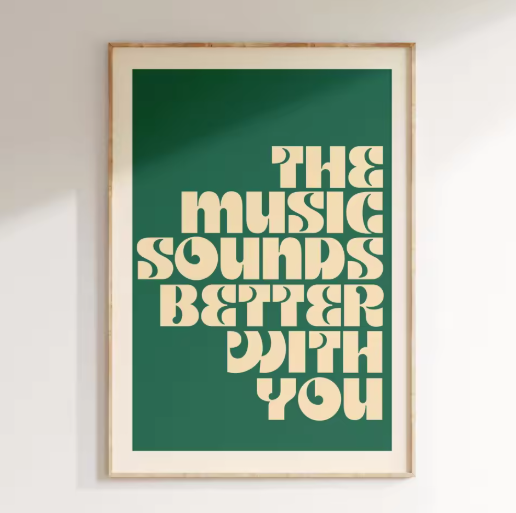 RetroPop - Livlige typografiske plakater