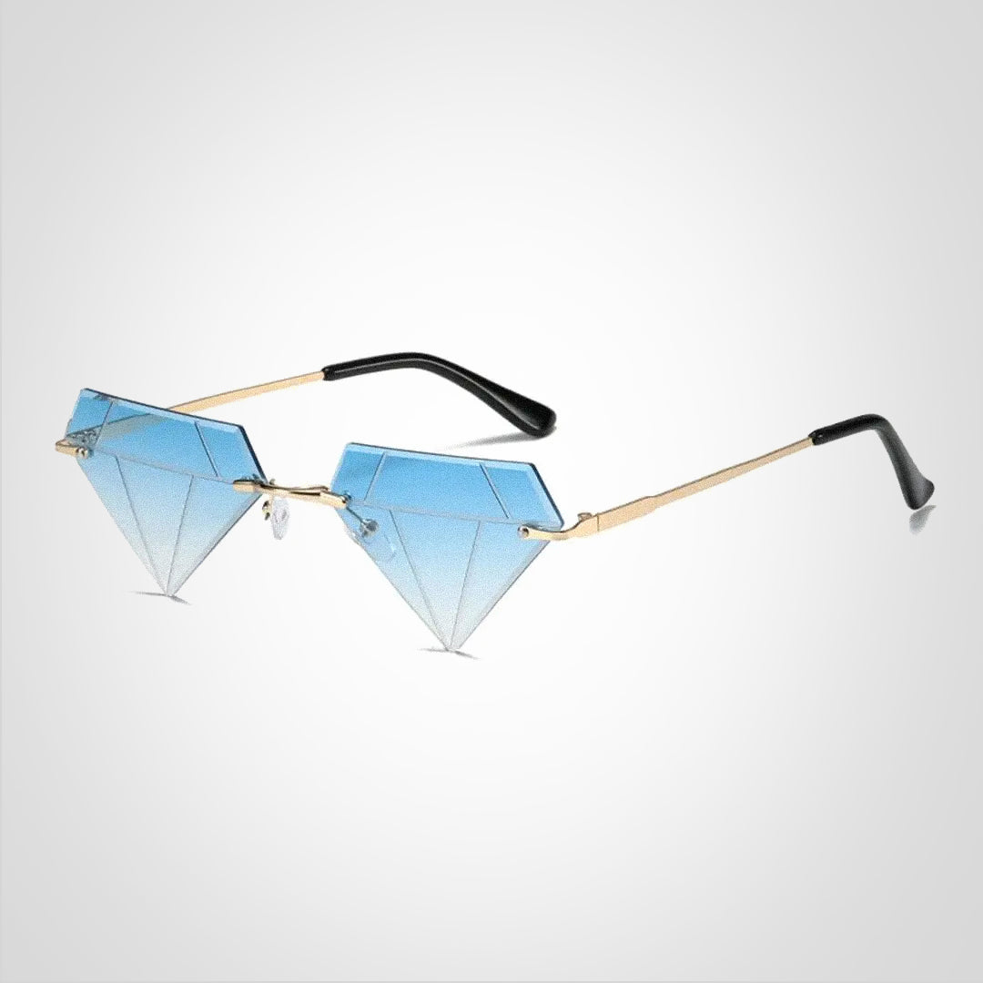 Clara diamantformede solbriller med UV400-beskyttelse – elegant og moderne design