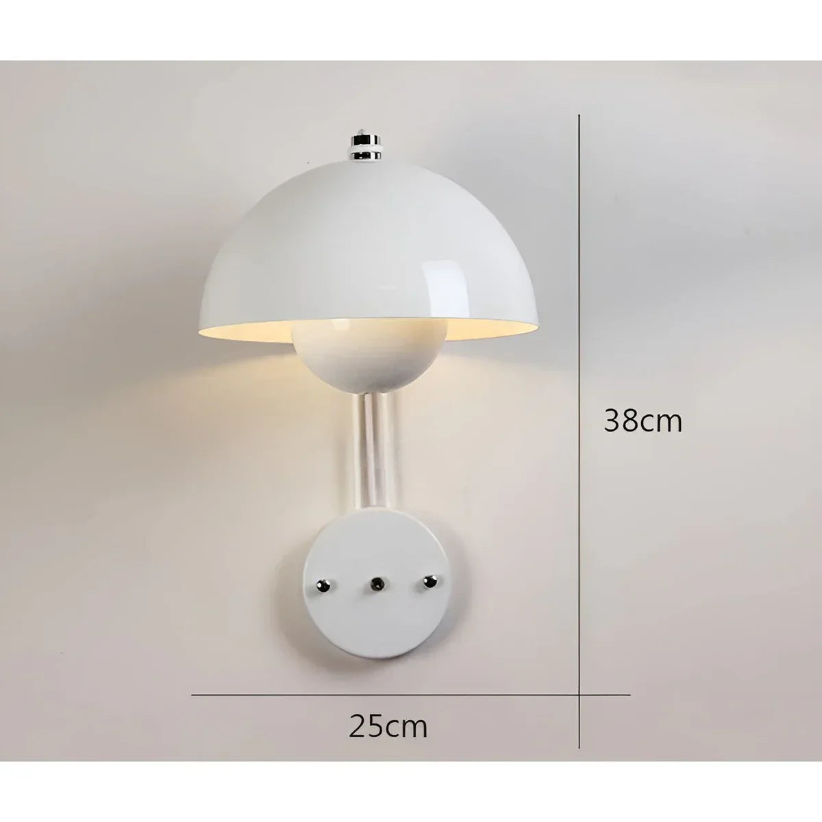 BudLume - Mushroom Glow koselig skandinavisk vegglampe