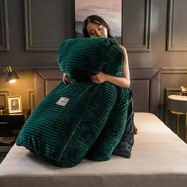 Fluffy Haven mykt plysjteppe – ultimat komfort og varme