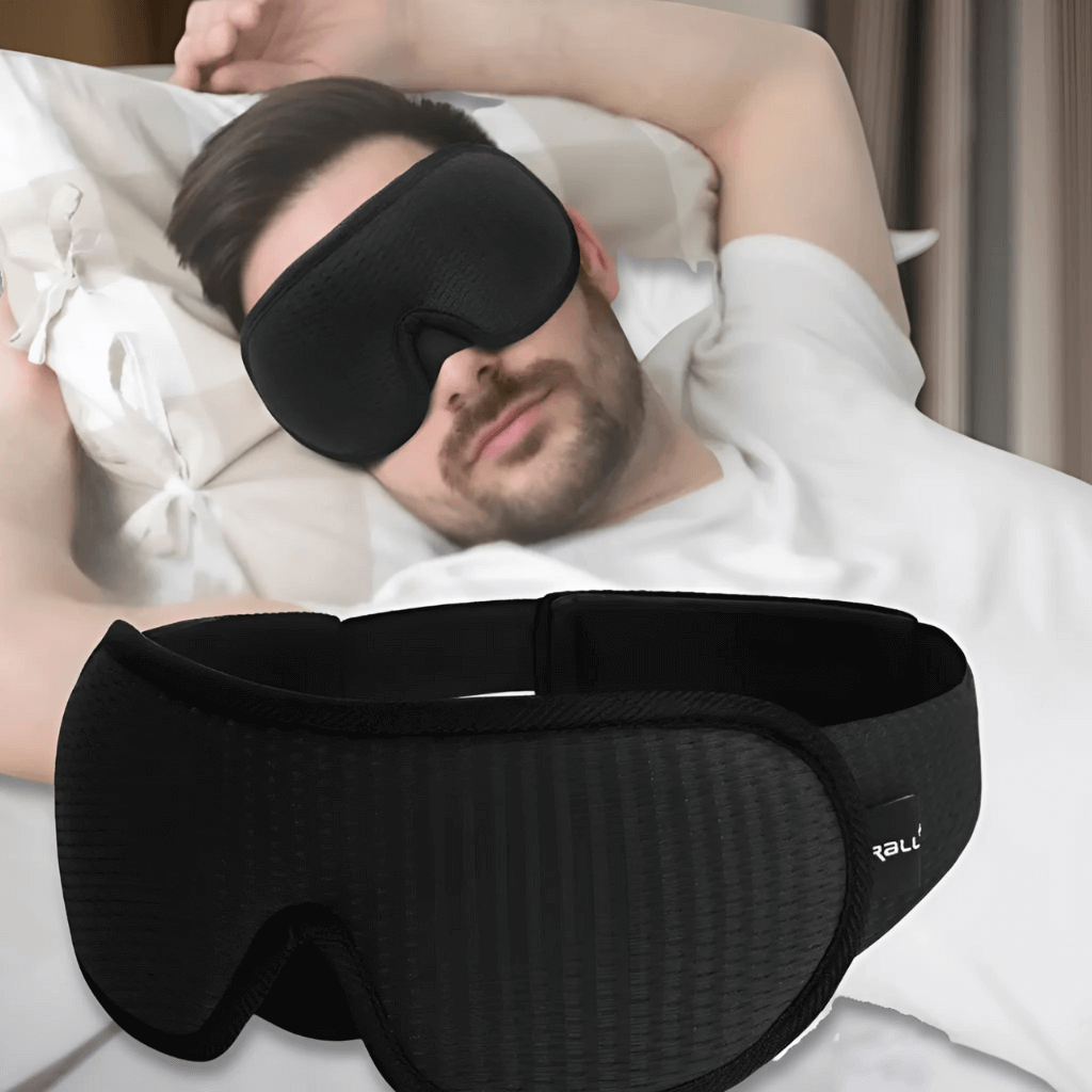 Ergonomisk, trykkfri sovemaske med tilpassbar passform