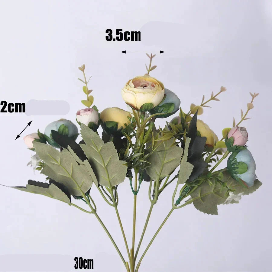 BloomLuxe – Elegant kunstig Ranunculus-blomsterarrangement