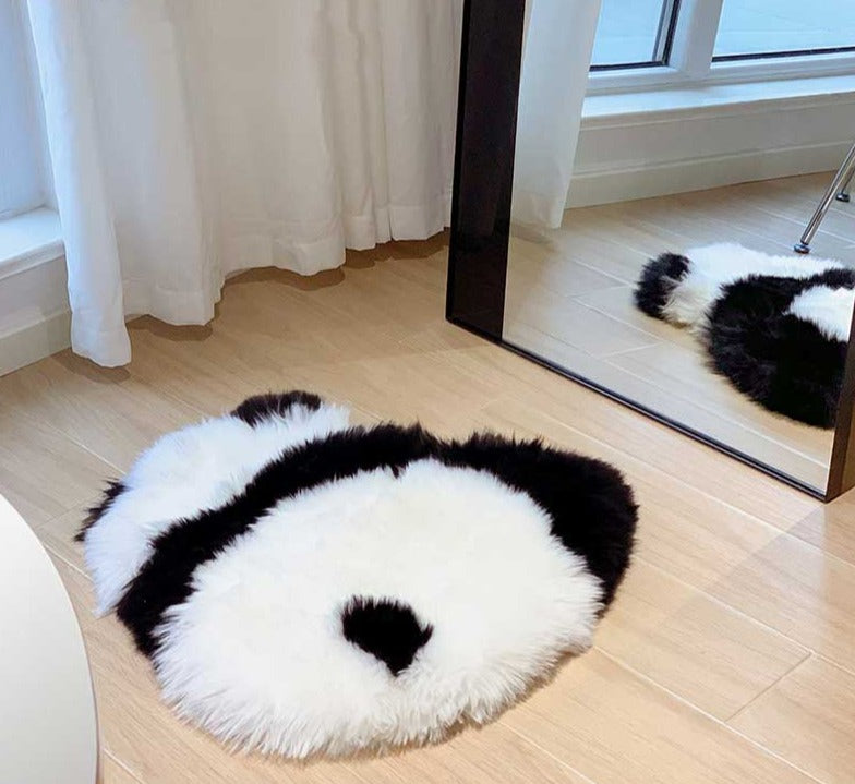 PandaFluff - Søt plysjmatte for en koselig, leken touch
