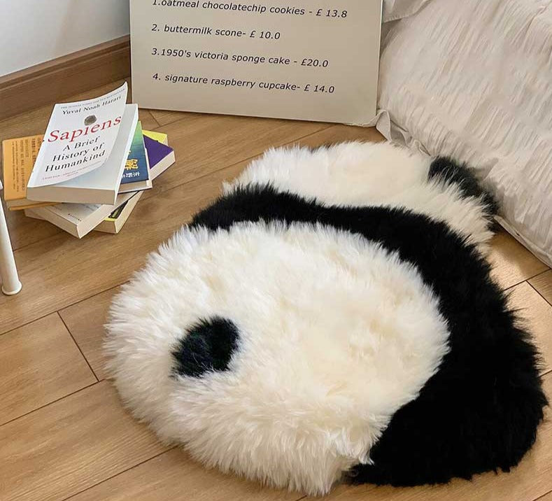 PandaFluff - Søt plysjmatte for en koselig, leken touch