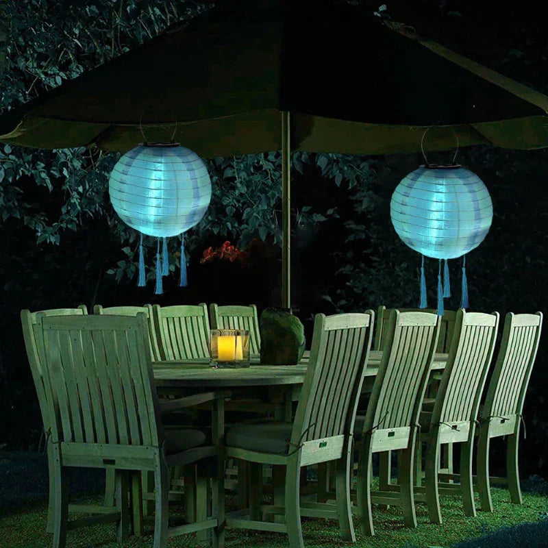 SolarGlow – Tradisjonelt inspirert solenergi hengende lanterne
