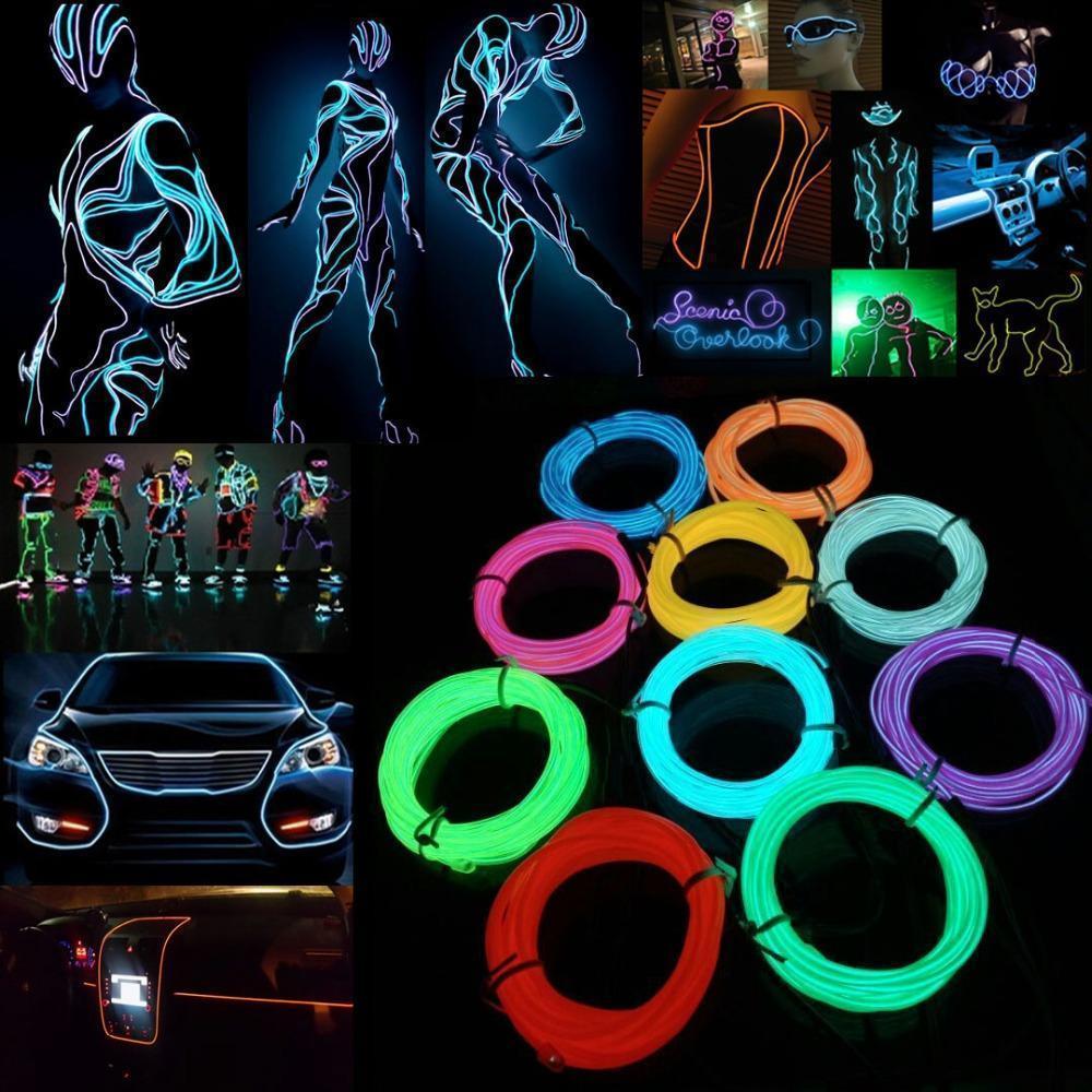 GlowFlex - Living EL-tråd for kreativ belysning og dekorasjon
