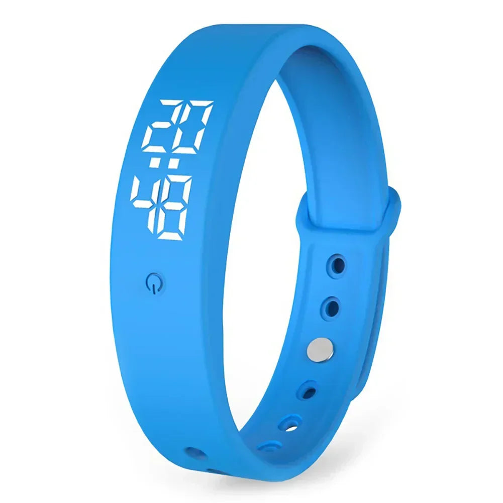 VibeFit V9 – Elegant vanntett smartklokke med stille alarmer