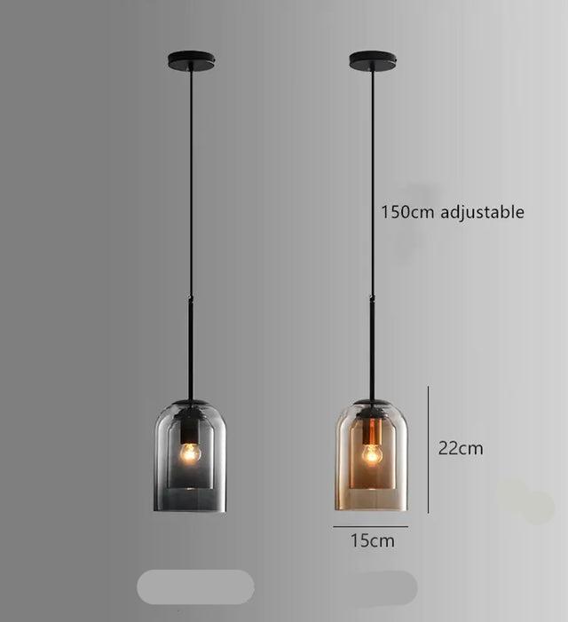 NordicFusion - Doble glasspendler for elegant innredning