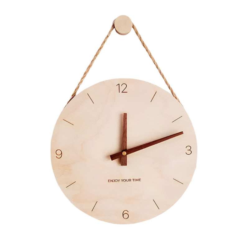 WoodHush – Minimalistisk veggklokke