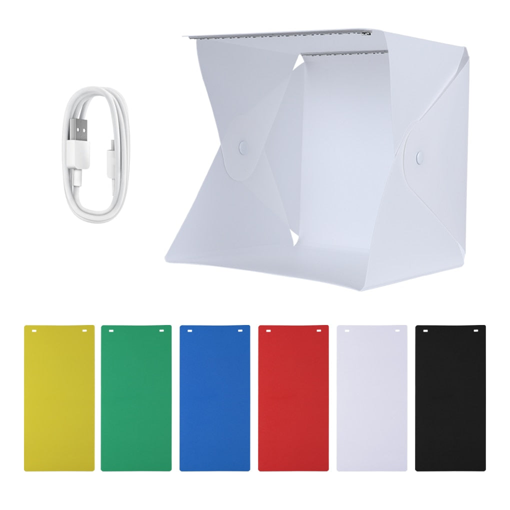 FotoBox Pro - Bærbart lysstudio for perfekt produktfotografering