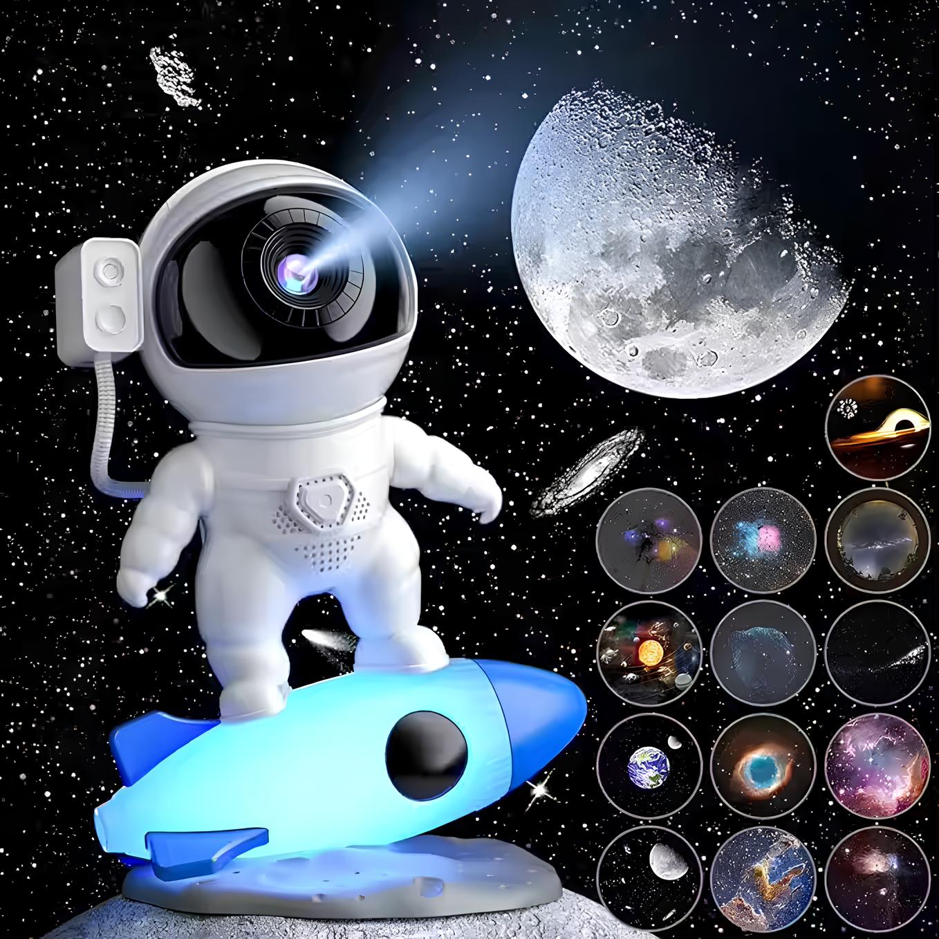 StellarBuddy - Astronautgalakseprojektor med naturlig lys