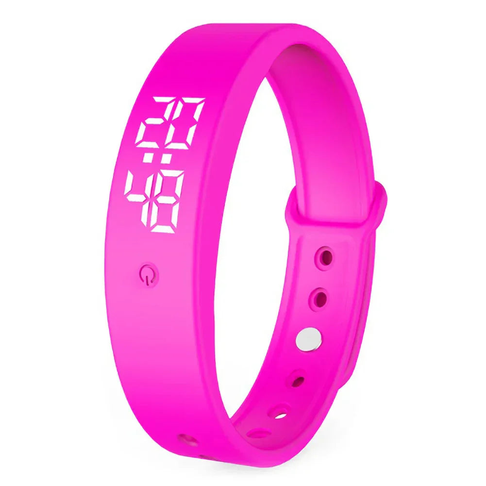 VibeFit V9 – Elegant vanntett smartklokke med stille alarmer