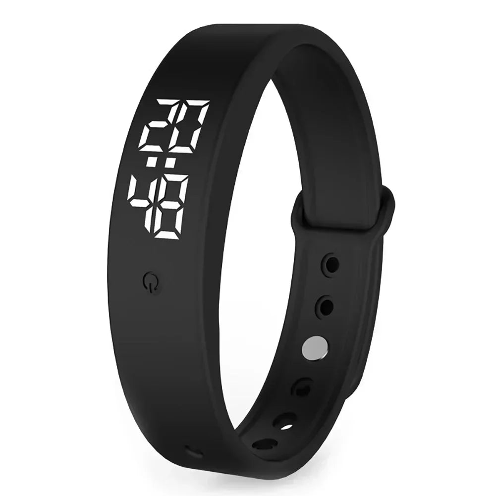 VibeFit V9 – Elegant vanntett smartklokke med stille alarmer