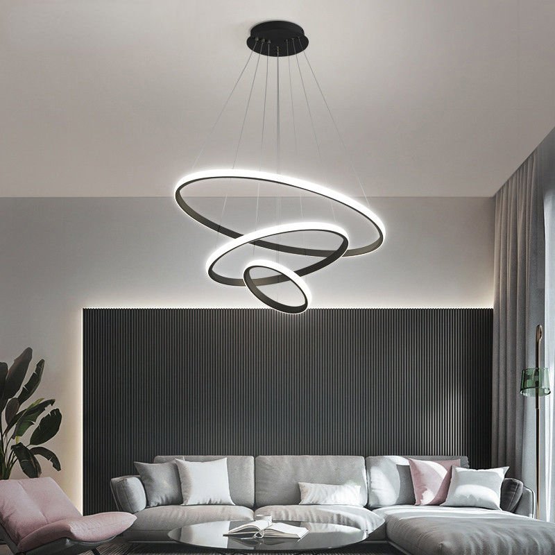 Stilig spiralformet taklampe