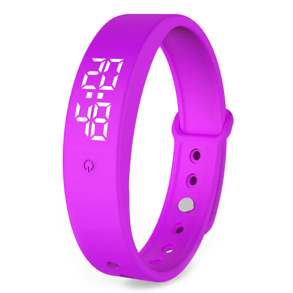 VibeFit V9 – Elegant vanntett smartklokke med stille alarmer