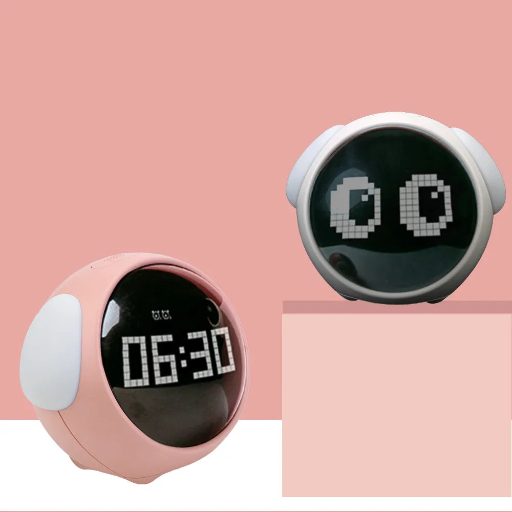 EmojiTime LED-vekkerklokke – morsom og uttrykksfull digital skjerm