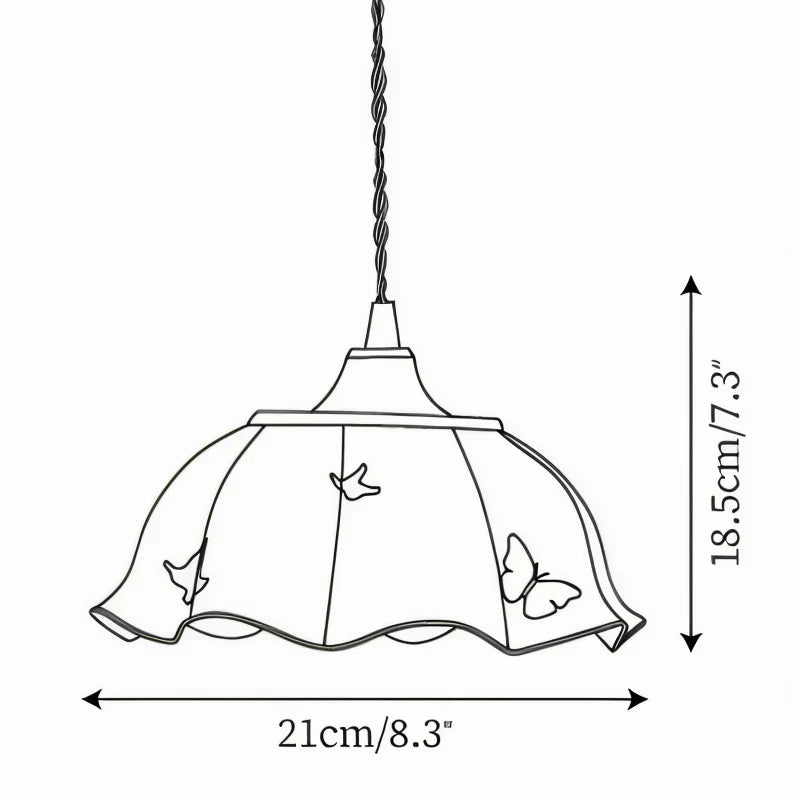 LumiFlutter - LED-pendellampe