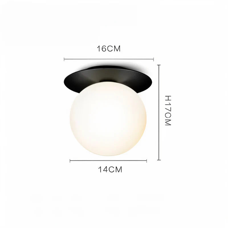 GlowOrb LED-kuleformet taklampe