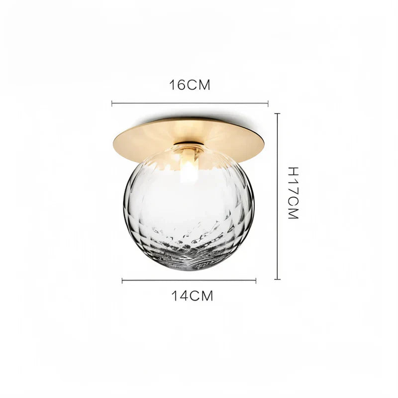 GlowOrb LED-kuleformet taklampe