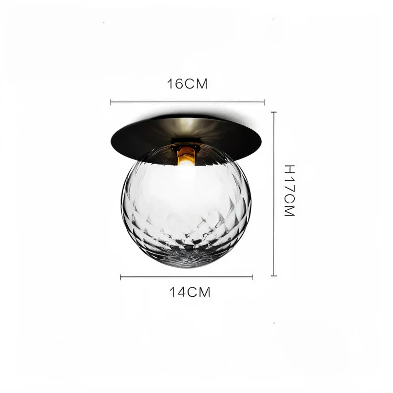 GlowOrb LED-kuleformet taklampe