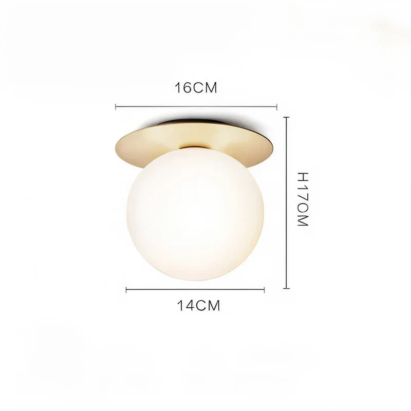 GlowOrb LED-kuleformet taklampe