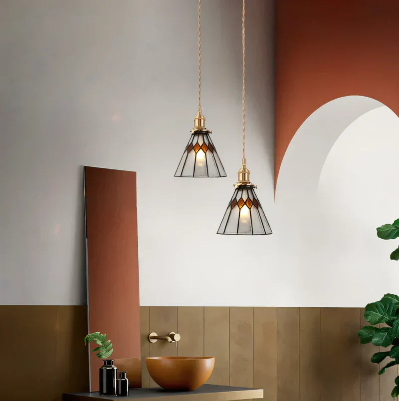 GeoRetro - Elegant hengende vegglampe