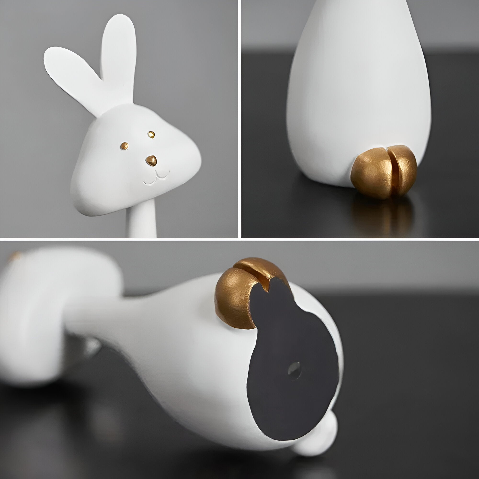 WhimsiPals - Minimalistiske svart-hvite dyrefigurer