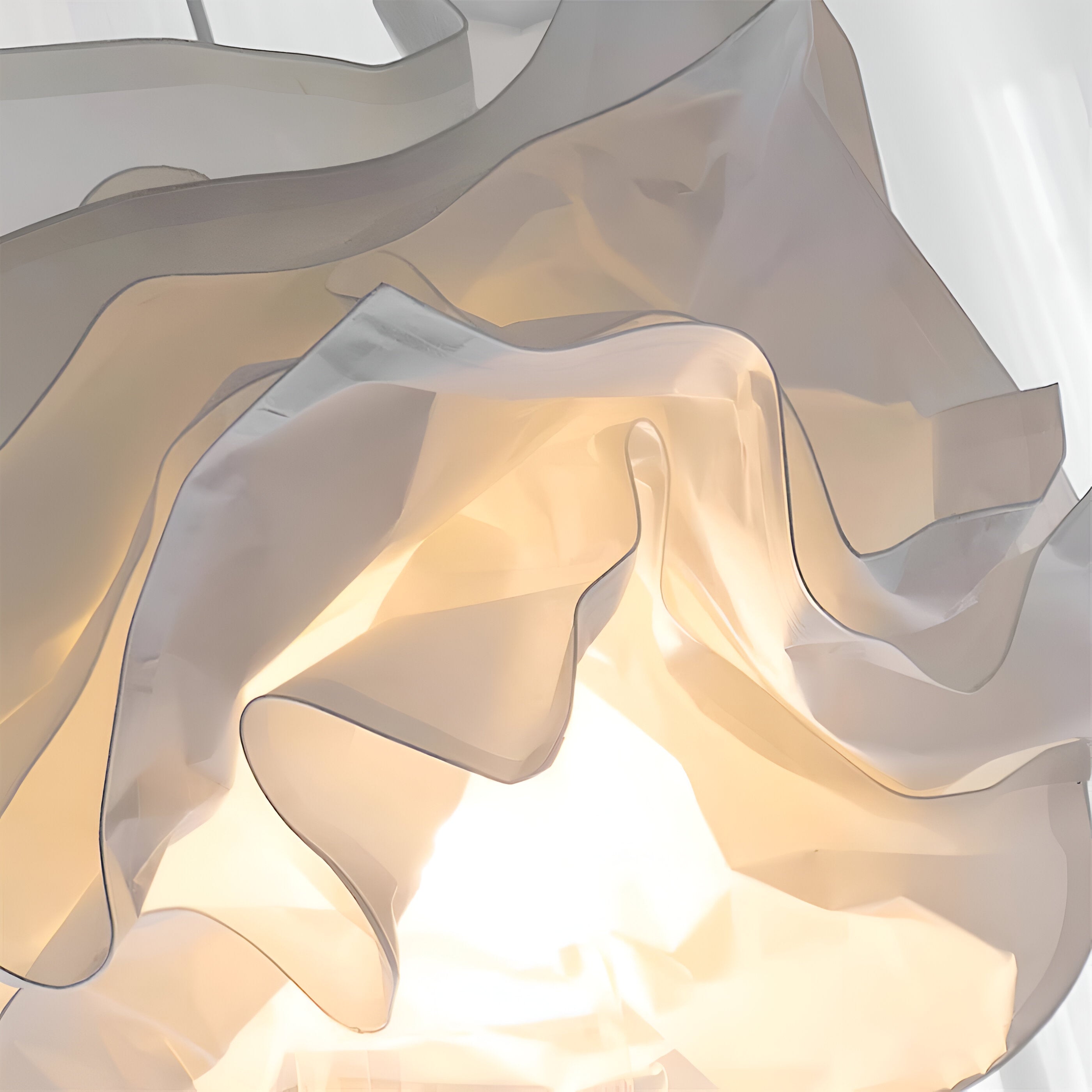 ShadeGlow – Tilpassbar pendellampe med skulpturert papirskjermdesign