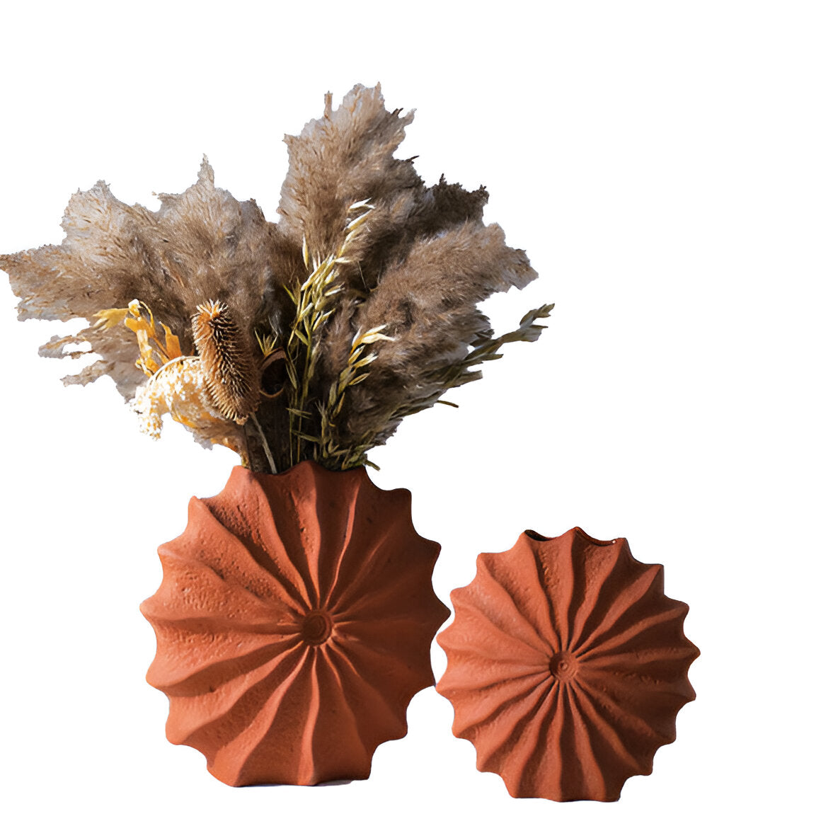 Foldedesign - Geometrisk Retro Vase