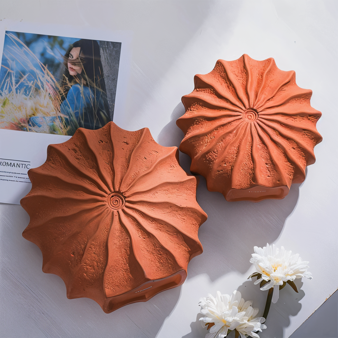 Foldedesign - Geometrisk Retro Vase