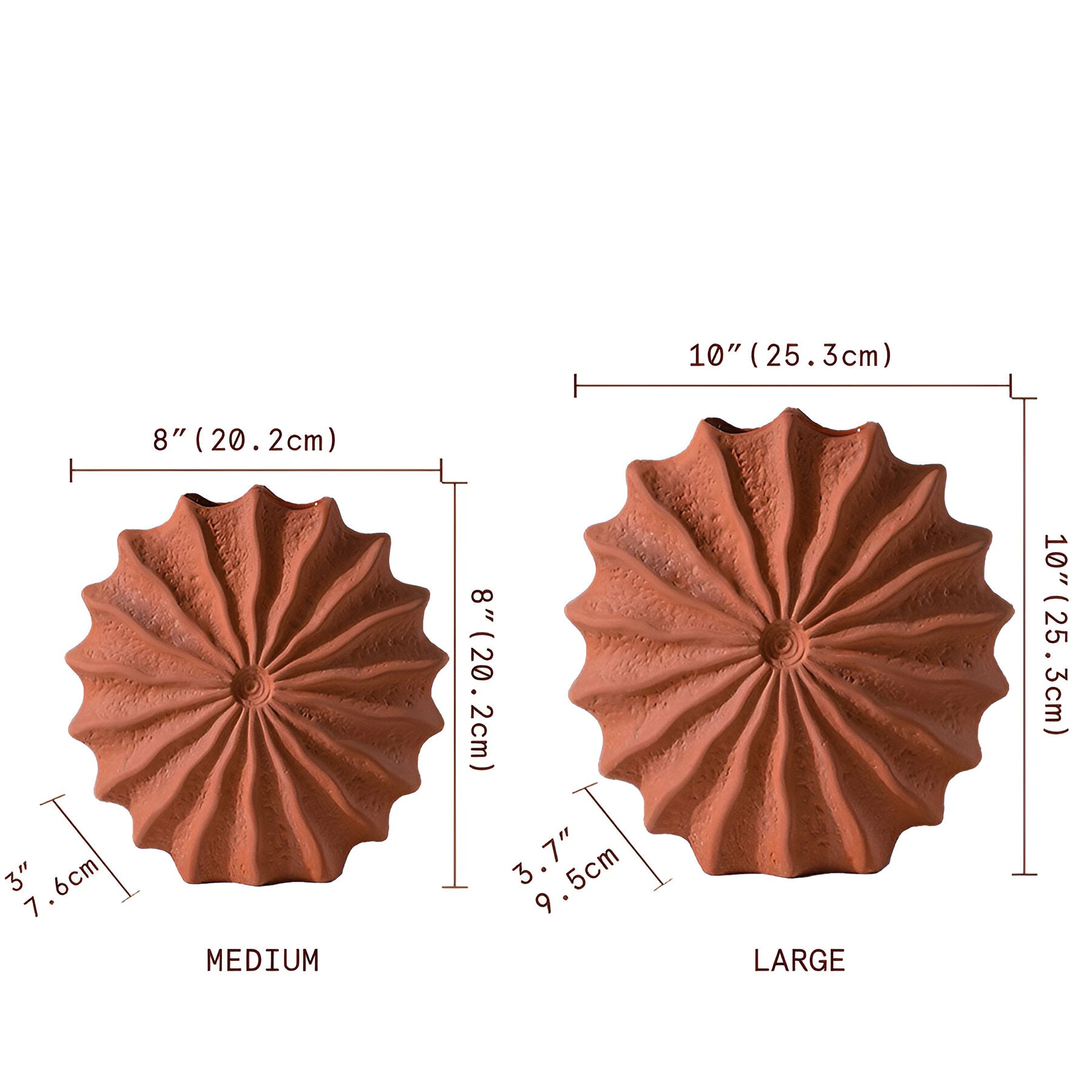 Foldedesign - Geometrisk Retro Vase