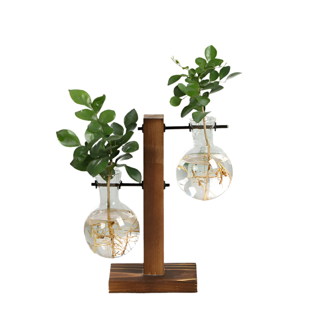 RootRise – Moderne plantestativ i tre og glass