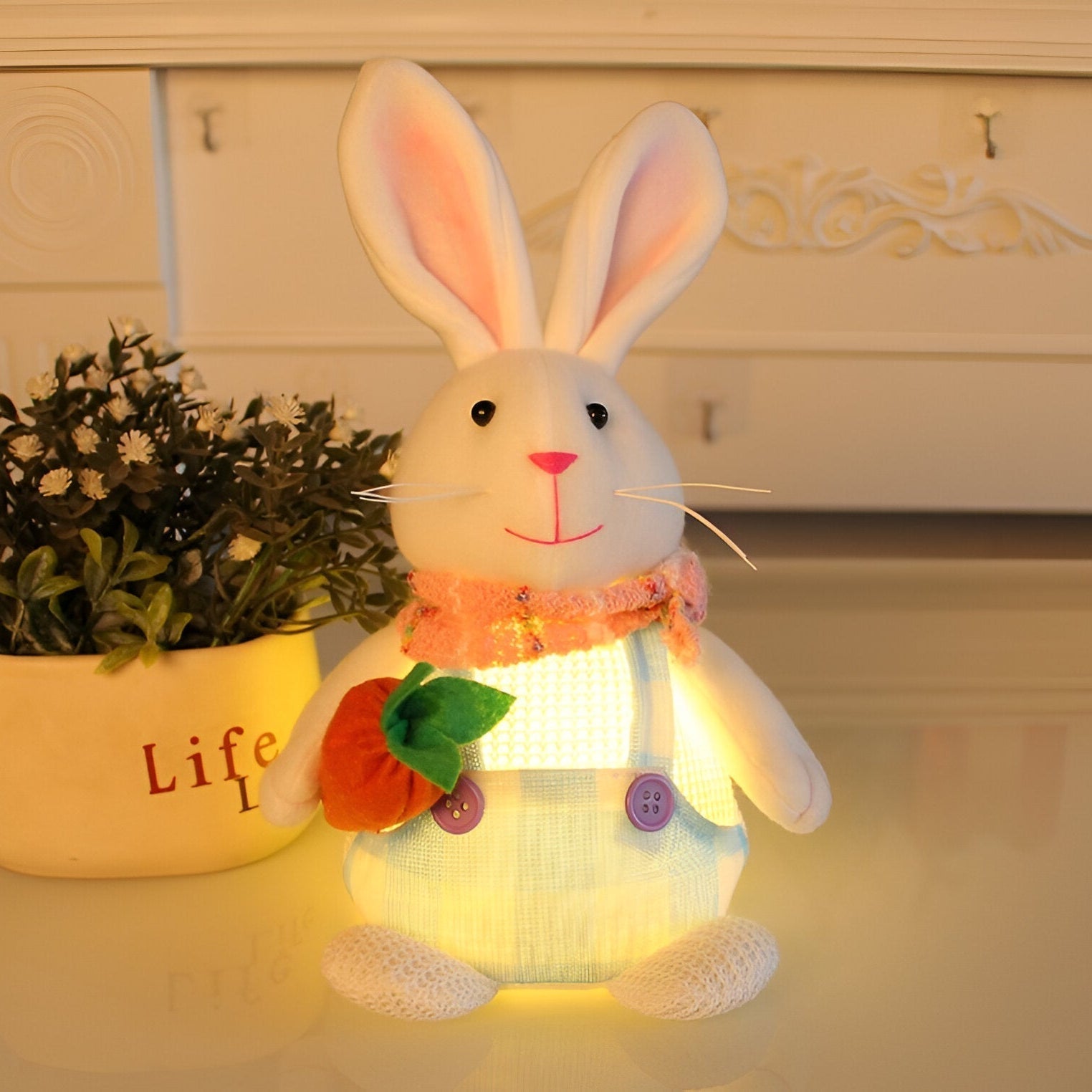 BunnyGlow - Mykt LED-nattlys