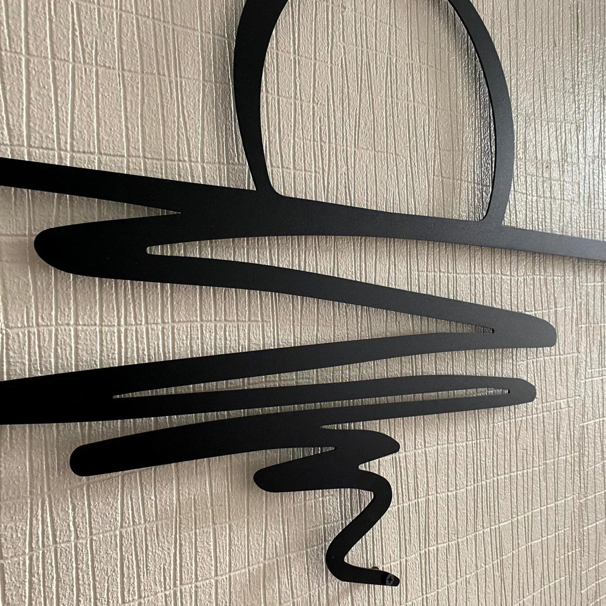 SereneSwirl - moderne minimalistisk veggkunst for stilige rom