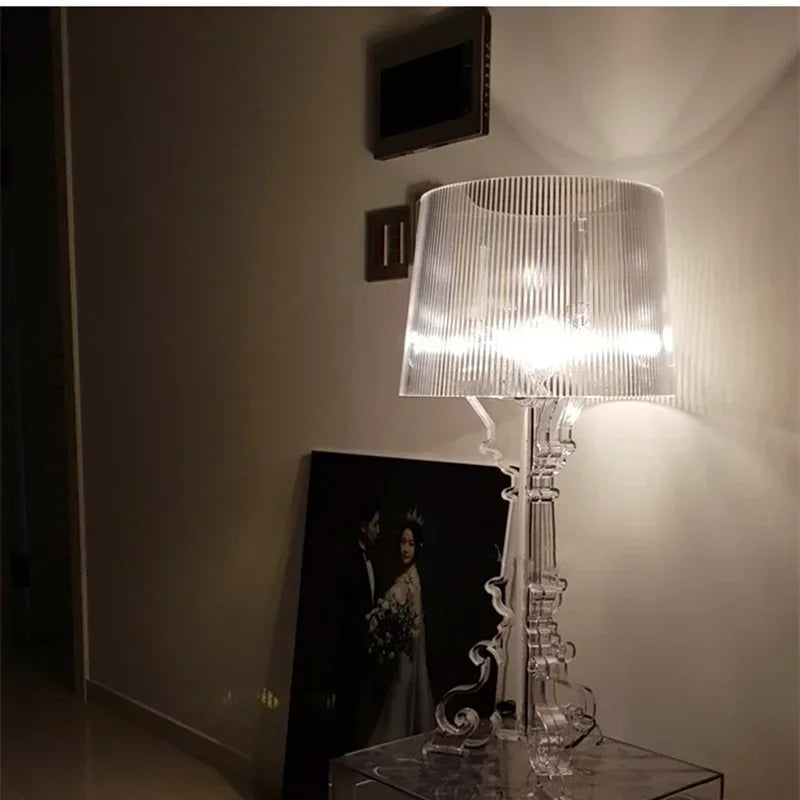 RoyaleGlow luksuriøs bordlampe – barokk eleganse for hjemmet ditt