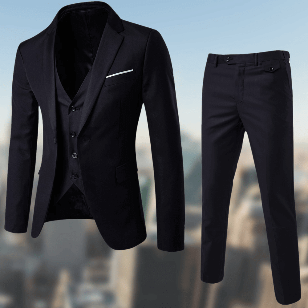 Finn - Klassisk herredress - Blazer- og buksesett