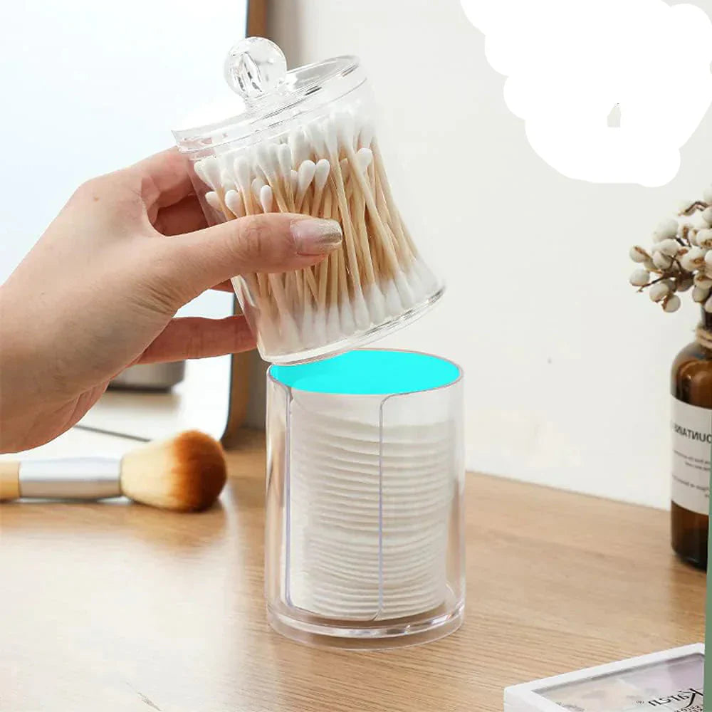 DuoCotton smart dispenser for bomullspinne – praktisk og plassbesparende oppbevaring
