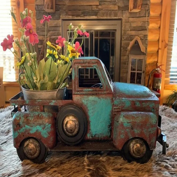 RusticHaul - Dekorative potteplanter i vintage lastebil