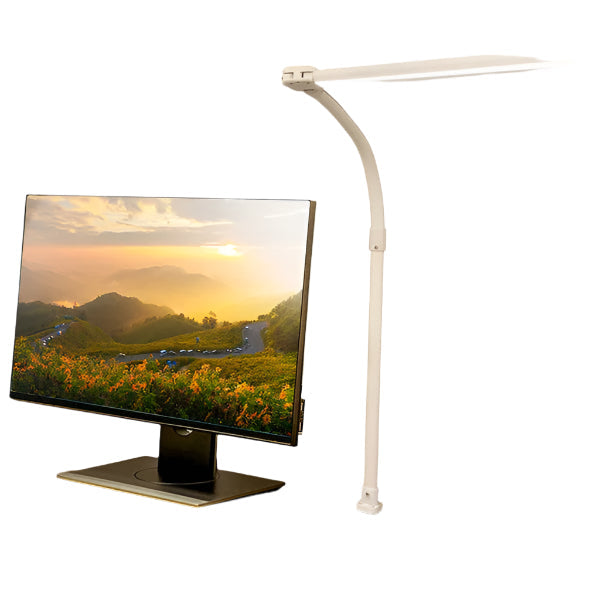 FlexiGlow – LED-skrivebordslampe med dobbelt hode
