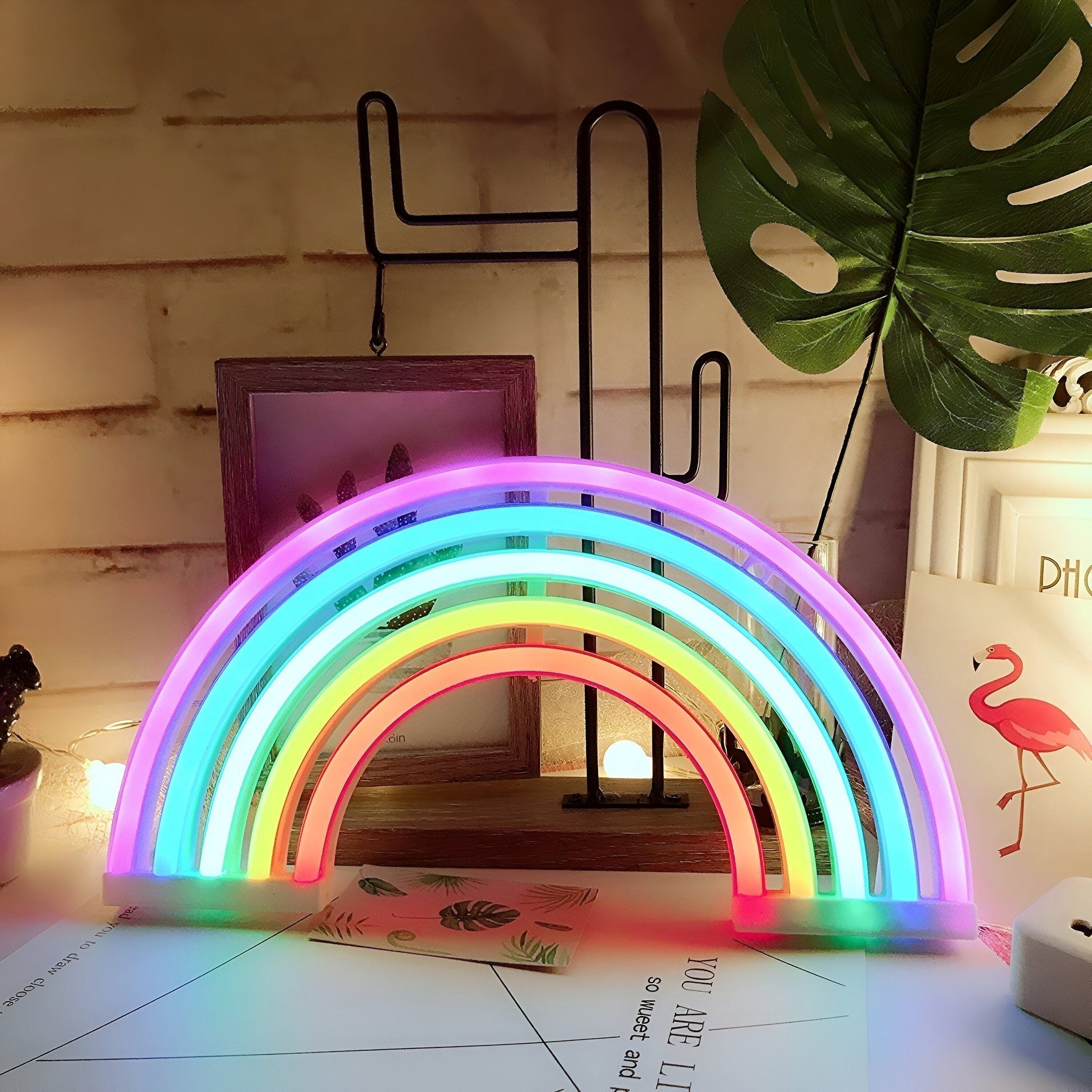 GlowArc - Stilig LED regnbue nattlys
