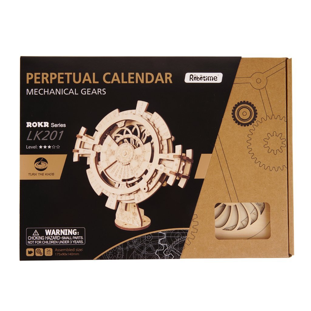 Evig kalender puslespill i tre
