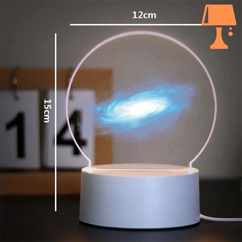 CosmoGlow Galaxy-lampe - magiske kosmiske lyseffekter for hjemmet ditt