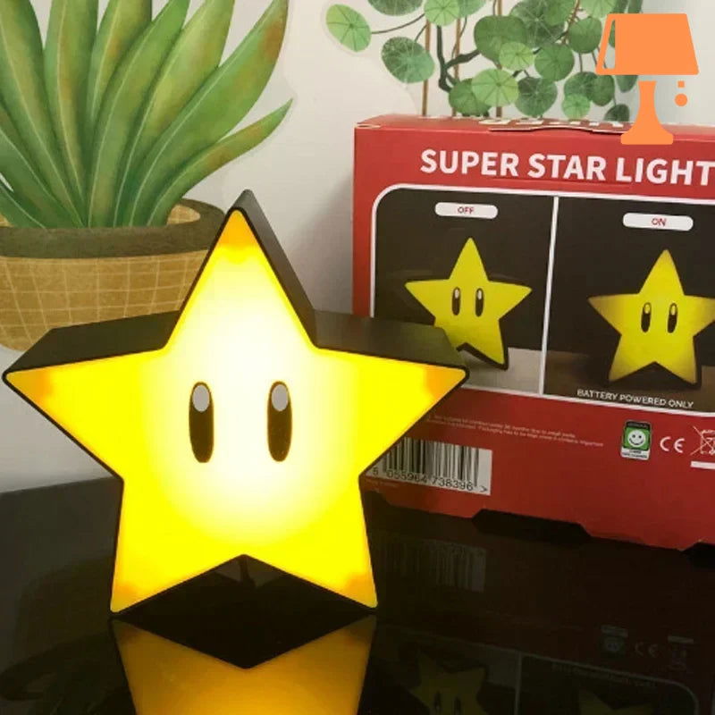 StarGlow - Leken stjerneformet nattlampe